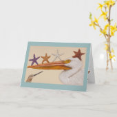 スター・ギャザーのグリーティングカード カード (黄色い花)