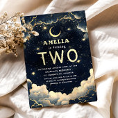 スター ギャラクシー 天体 子供 誕生日パーティー 招待状