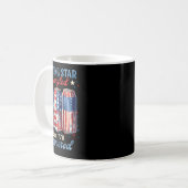 スター・スクランド・ハンマー・アメリおもしろいカ コーヒーマグカップ (正面左)
