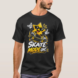 スター — スケートモード オン Tシャツ