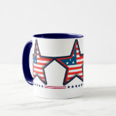 「スター&ストライプアメリカンマグカップ」 マグカップ (正面左)