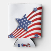 スター&ストライプアメリカ合衆国 缶クーラー (正面)