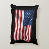 スター&ストライプアメリカ愛国的アメリカ国旗 アクセントクッション (裏面(縦))