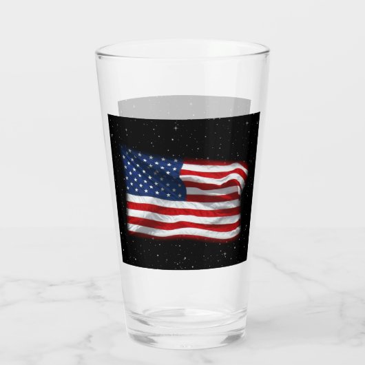 スター&ストライプアメリカ愛国的アメリカ国旗 タンブラーグラス (裏面)