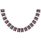 スター&ストライプアメリカ愛国的アメリカ国旗 バンティングフラッグ (全)