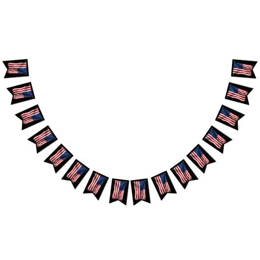 スター&ストライプアメリカ愛国的アメリカ国旗 バンティングフラッグ (全)
