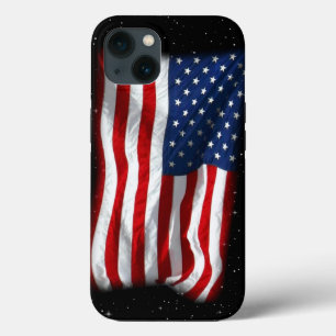 スター&ストライプアメリカ愛国的アメリカ国旗 iPhone 13ケース
