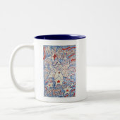 スター&ストライプエンジェル ツートーンマグカップ (左)