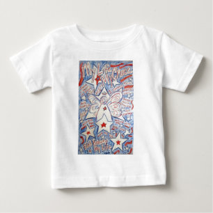 スター&ストライプエンジェル ベビーTシャツ