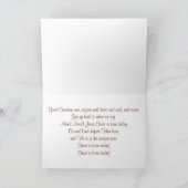 スター&ストライプクリスマスカード シーズンカード (内部)