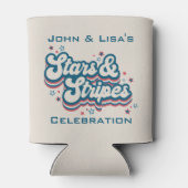 スター&ストライプクーラーボックス- 7月4日 缶クーラー (裏面)