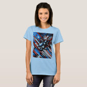 スター&ストライプシーズザアメリカン・イーグル Tシャツ (正面フル)