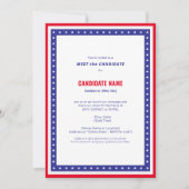 スター&ストライプズが候補政治イベントに出会う 招待状 (正面)