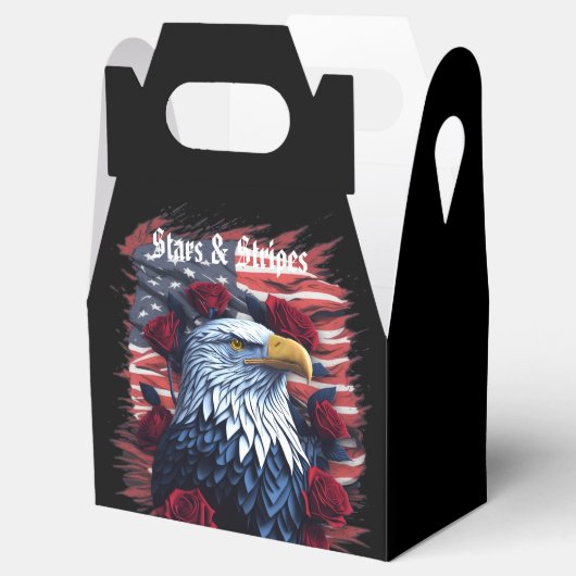 スター&ストライプフリーダムバライーグルアメリカ国旗 フェイバーボックス (オープン)