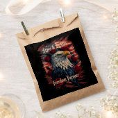 スター&ストライプフリーダムフォーエバーイーグル米国国旗 フェイバーバッグ (クリップ留めされた状態)