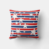 スター&ストライプ愛国枕 クッション (裏面)