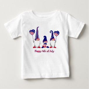 スター、ストライプ格言Delight ベビーTシャツ