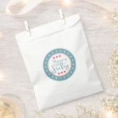 スター&ストライプ紙愛国的なグディーバッグ フェイバーバッグ (クリップ留めされた状態)