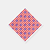 スター&ストライプ7月4日ナプキンス スタンダードカクテルナプキン (角)