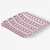 スター&ストライプ7月4日紙プレート ペーパープレート (傾斜あり)