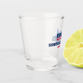 スター、ストライプ、サウスカロライナ1788ショットガラス ショットグラス (左)