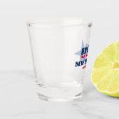 スター、ストライプ、ニューメキシコ1912ショットグラス ショットグラス (左)