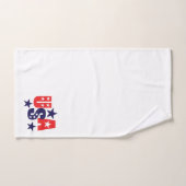 スター&ストライプUSA愛国的デザイン バスタオルセット (ハンドタオル)