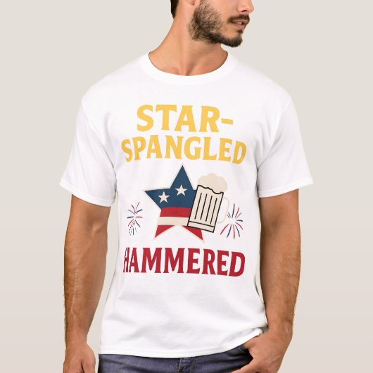 スター・スパングルド・ハンマードTシャツ Tシャツ (正面)