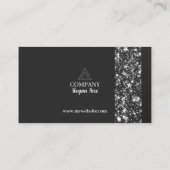 スター&スパークル100のQRコードビジネスカード 名刺 (裏面)