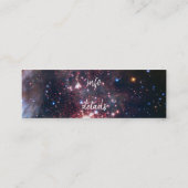 スター・ソーシャル・メディア・ビジネス・カード スキニー名刺 (裏面)