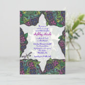 スター&ドラゴンフライバーバルミツワー招待状招待状 招待状 (スタンド正面)