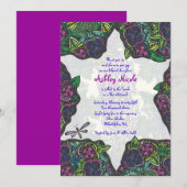 スター&ドラゴンフライバーバルミツワー招待状招待状 招待状 (正面/裏面)