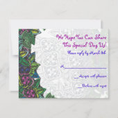 スター&ドラゴンフライバーバルミツワー招待状返信 招待状 (正面)