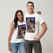 スター・バトル | 空想的宇宙冒険クルー Tシャツ (ユニセックス)