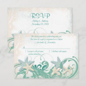 スター・フィッシュ・ビーチ or デスティネーション・ウェディング 返信カード (正面/裏面)