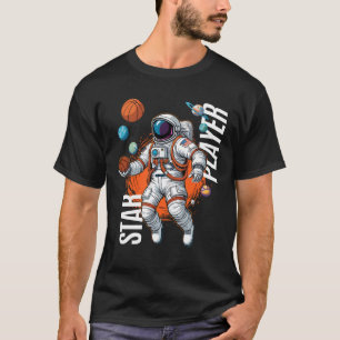 スター プレーヤー - スペース バスケットボール ヴァイブス Tシャツ