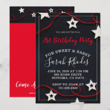 スター＆レッドストリング スイート サッシー 21歳の誕生日パーティー