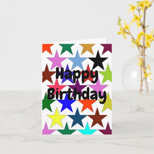 スター・ロウ・カード カード (黄色い花)