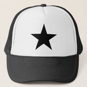 スター – 白黒- Emo - Trucker Hat キャップ
