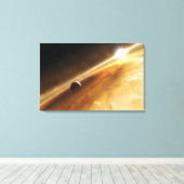 スターFomalhautのアーティストの概念 キャンバスプリント (インサイチュ (ウッドフロア))