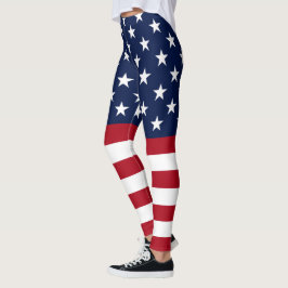 スターSpangled USA国旗 レギンス