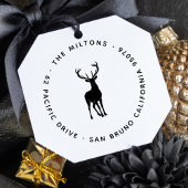 スタ威厳のあるグエレガントファミリ名差出人住所 セルフインキングスタンプ