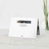 スタ色彩の鮮やかリオンの野誇りを持った生馬グリーティングカード カード (裏面)