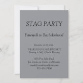 スタagパーティーの招待状は大胆でおしゃれ 招待状 (正面)