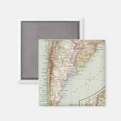 スダメリカBlatt – 南米の地図 マグネット (正面/裏面)