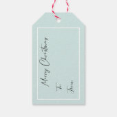スチお洒落カンジナビア・クリスマス格言 ギフトタグ (裏面)