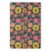 スチスタイリッシュンチフォークフラワーモノグラム ミニクリップボード (裏面)