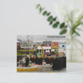 スチッキスホルムールハーバーアイスランドハガキ ポストカード (スタンド正面)