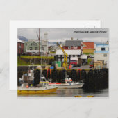 スチッキスホルムールハーバーアイスランドハガキ ポストカード (正面/裏面)