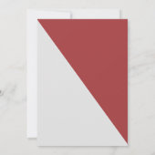 スチモダンカンジナビアの冬のパターンの休日の写真 カード (裏面)